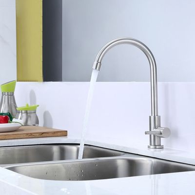 Miscelatore freddo del bacino di acciaio inossidabile dei miscelatori 304 della leva del bagno del NSF di ACS CUPC singolo singolo