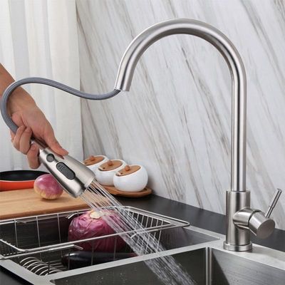 304 igienici sani senza piombo sicuri dei rubinetti del lavandino di cucina di acciaio inossidabile