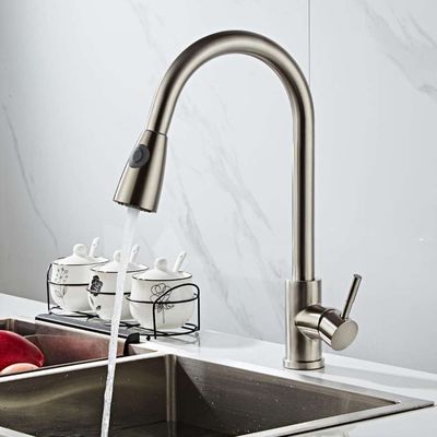 Singolo rubinetto freddo di lucidatura del lavandino del rubinetto del bacino 304SS per la lavastoviglie portatile
