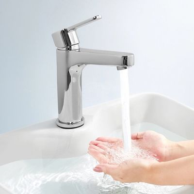Rubinetto del lavandino di acciaio inossidabile di sicurezza del rubinetto di salute del CE ISO9001 ss duraturo
