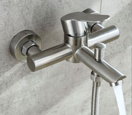 Resistenza ad alta temperatura del rubinetto del lavandino del bagno di acciaio inossidabile di resistenza di olio