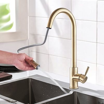 Resistente all'acido resistente all'uso resistente alla corrosione del rubinetto della cucina di acciaio inossidabile dell'OEM