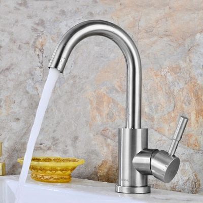 Nessuna protezione dell'ambiente igienica dei rubinetti di miscelatore del lavandino del foro della ruggine singola