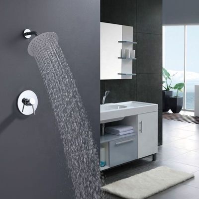 Rubinetto caldo del rubinetto di acciaio inossidabile e freddo fissato al muro senza piombo sicuro celato