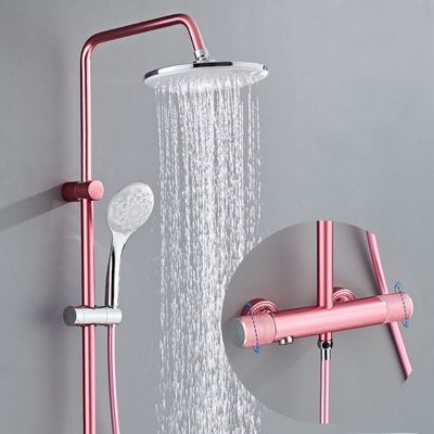 Rubinetto caldo di acciaio inossidabile dei rubinetti della doccia del bagno e freddo di placcaggio di superficie