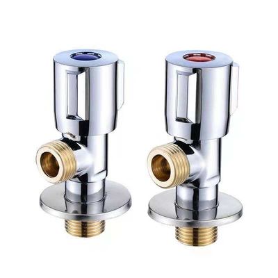 Superficie lucidata preservativa della valvola bianca argentea di Luster Stainless Steel Bathroom Angle